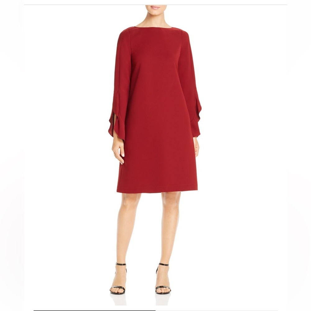 Lafayette 148 Emory Tulip Sleeve Shift Dress